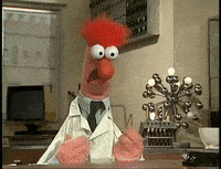 A gif of Beaker shrinking, who will for sure need fewer calories now.