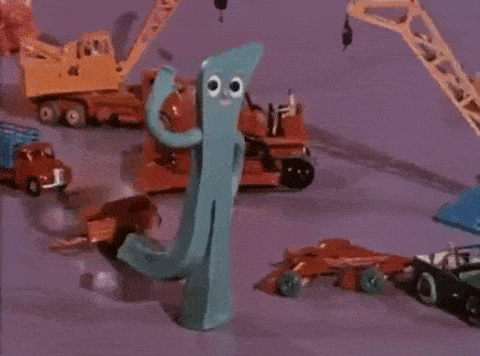 Is there anything Gumby can't do?