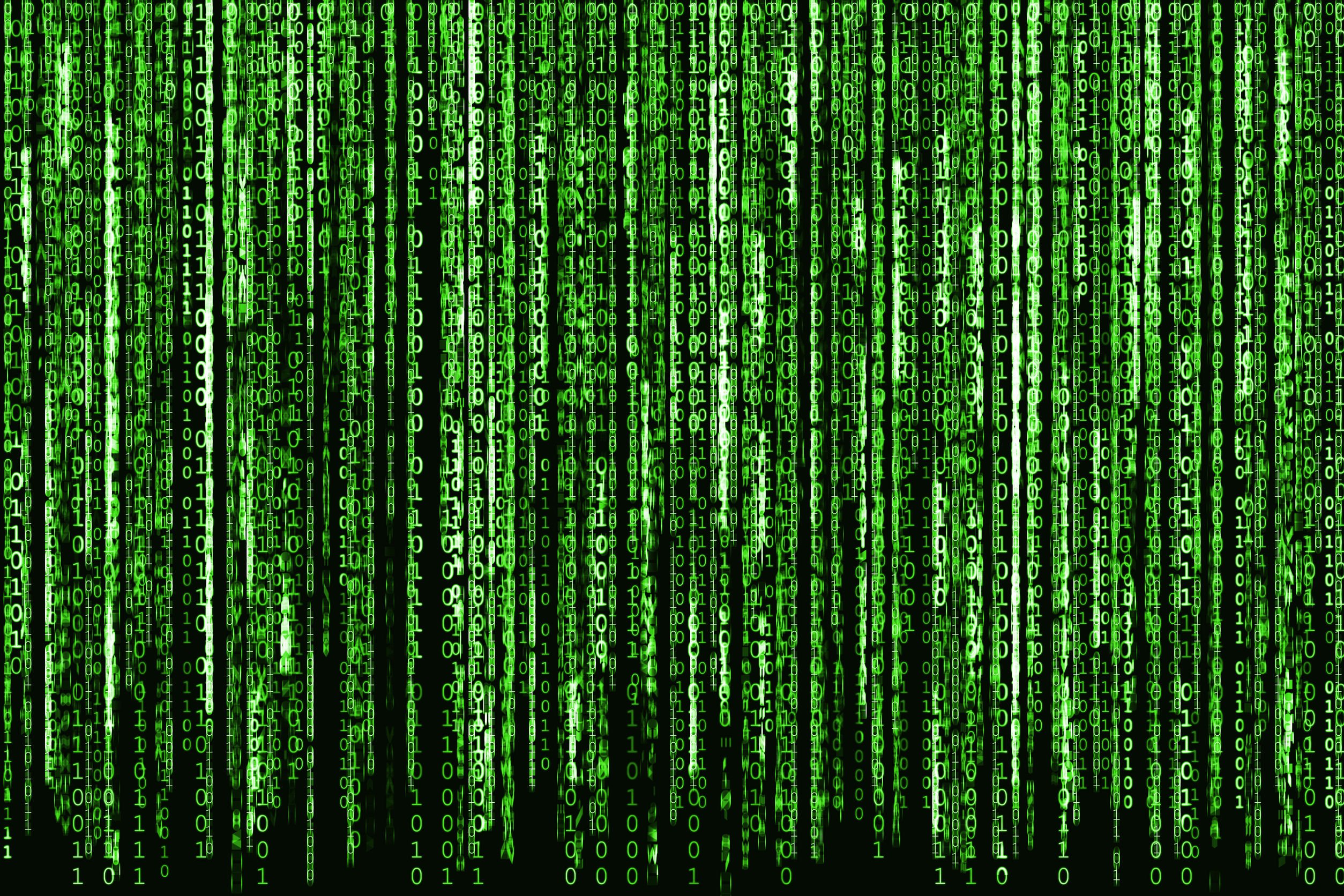 A picture of the Matrix, where everyone suffers from imposter syndrome if you think about it.
