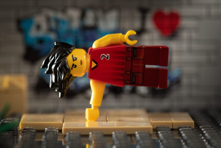 What's so cool about strength training? This LEGO knows it allows him to do tricks like this.