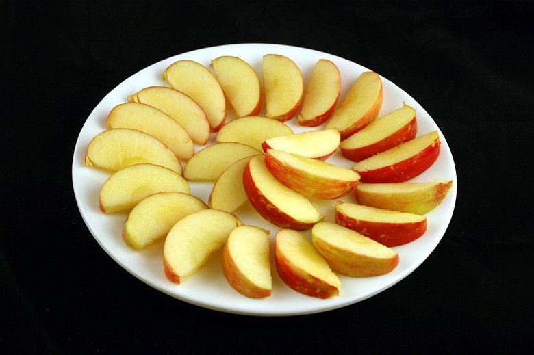 This is about 200 calories of apple. 