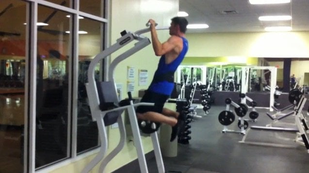 Now you can move onto advanced pull-ups like Steve is doing here.