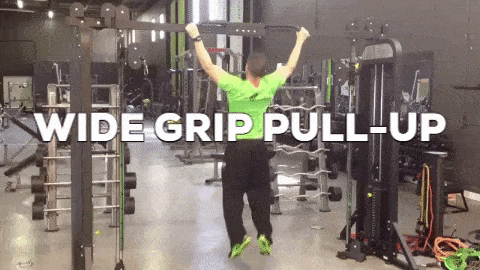 Maintaining a wide grip is a great advanced pull-up.