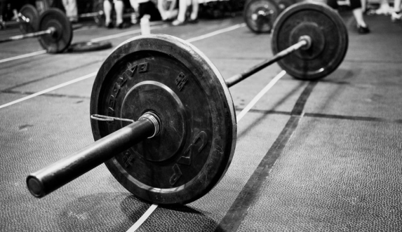 Barbells will be all over a CrossFit gym.