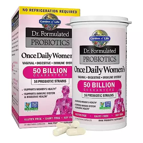 Garden of Life Once Daily Dr. Formulated Probiotics for Women