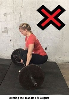 Squats are great, but don't deadlift like one as shown here. 